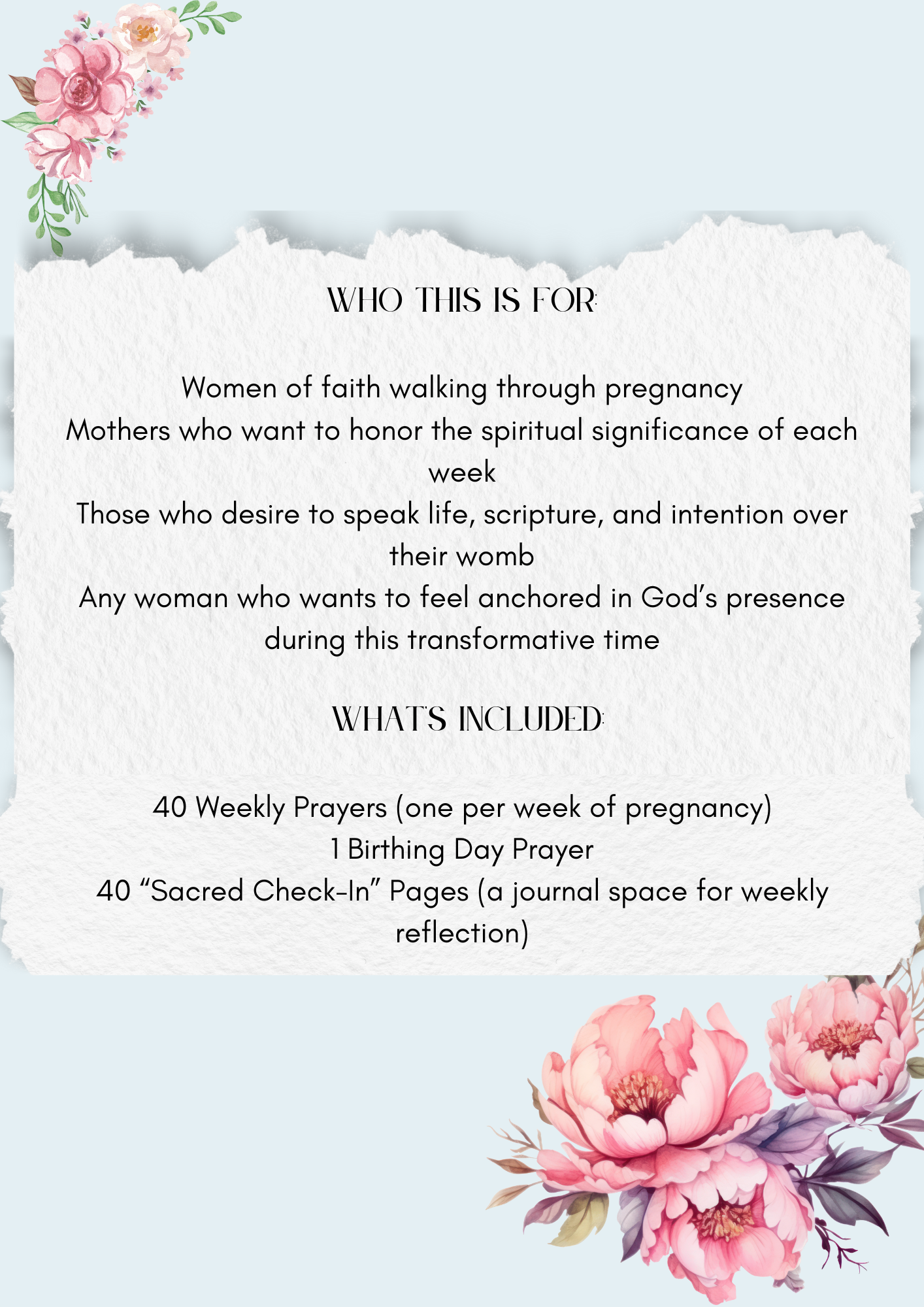 Heaven’s Timeline week by week preganacy prayer (Digital Download)