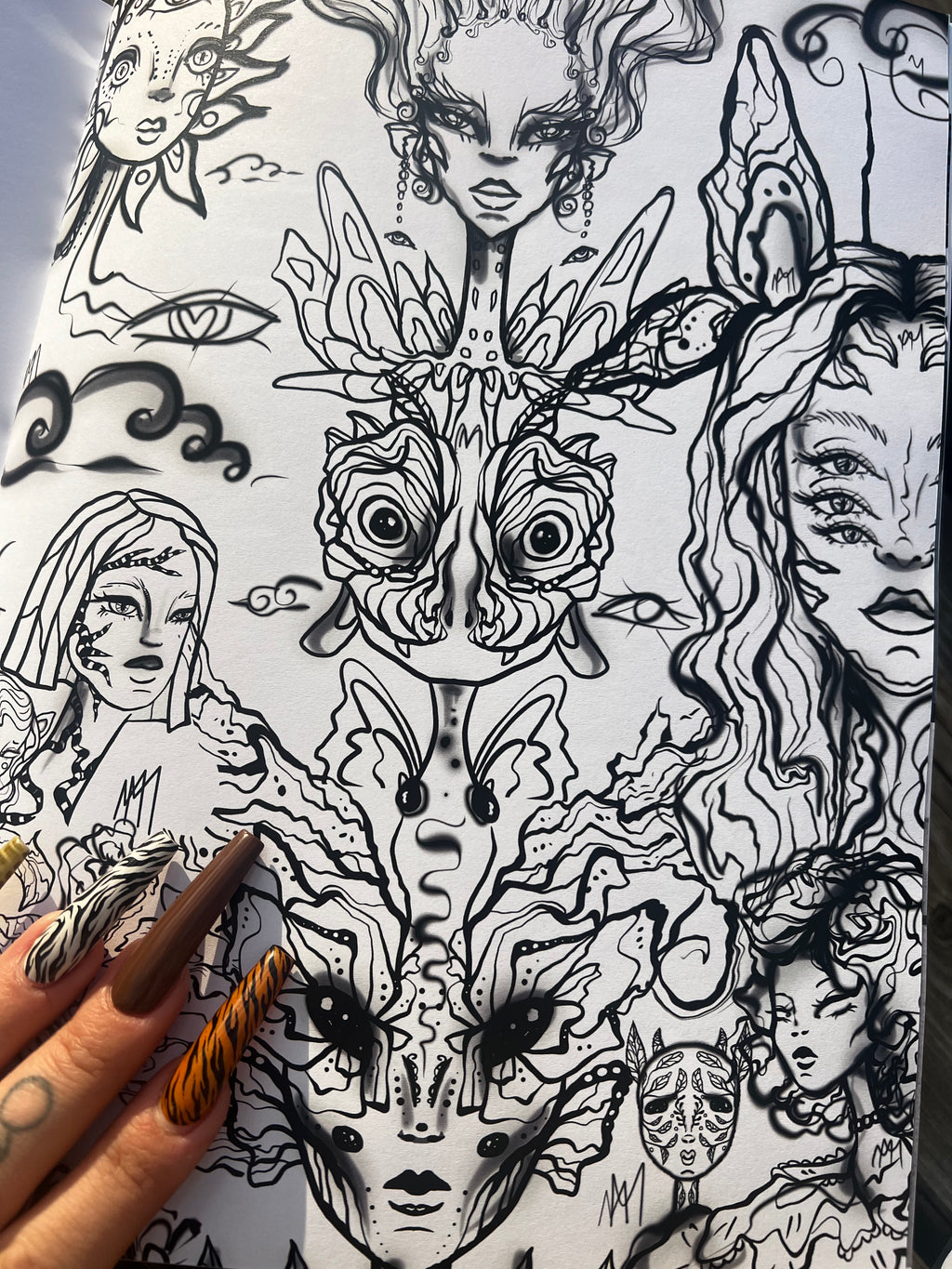 Lost in the MeyJeyverse: A Coloring Book
