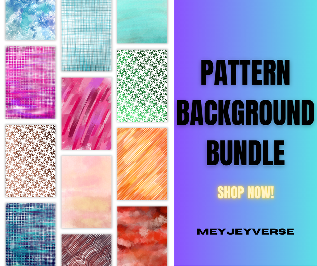 Pattern Bundle – 15 PNG files